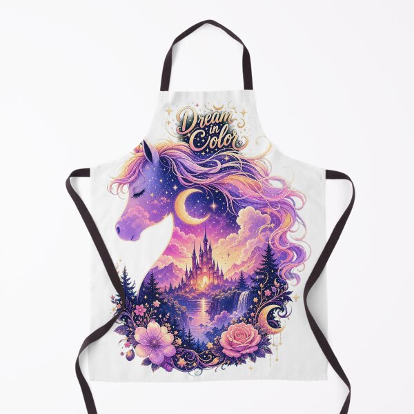 Item preview, Dream in Color Unicorn Fantasy Castle Design designed and sold by CatalystAI.