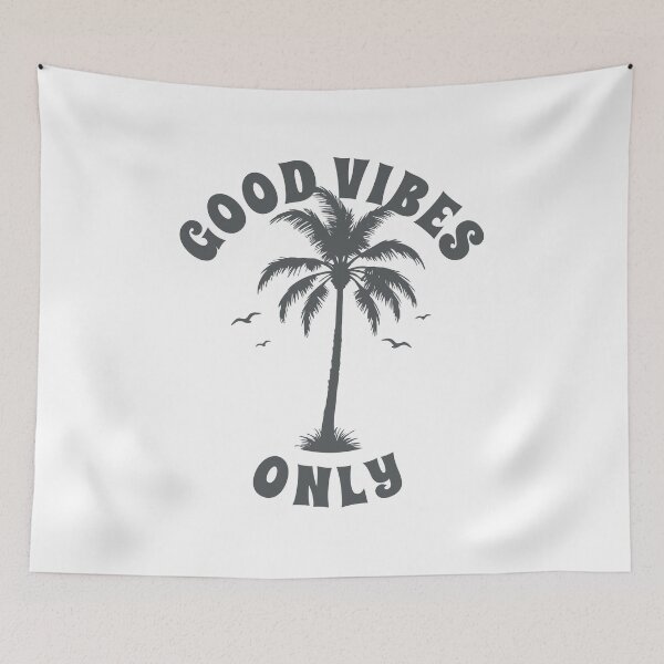Item preview, Good Vibes Only | Tropical Palm Tree Silhouette designed and sold by MammothArt.