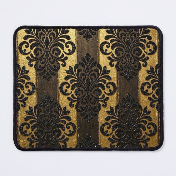 Item preview, Striped Brown & Gold Damask designed and sold by DesignsByPrnces.