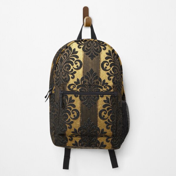 Item preview, Striped Brown & Gold Damask designed and sold by DesignsByPrnces.