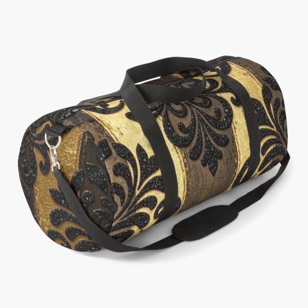 Item preview, Striped Brown & Gold Damask designed and sold by DesignsByPrnces.