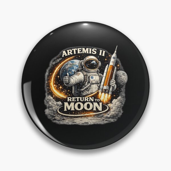 Item preview, Artemis 2 Moon Mission Astronaut Space Exploration designed and sold by TodayIsANiceDay.