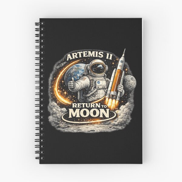 Item preview, Artemis 2 Moon Mission Astronaut Space Exploration designed and sold by TodayIsANiceDay.