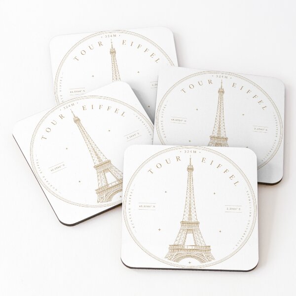 Item preview, Eiffel Tower Heritage Medallion – Luxury Paris Landmark Emblem designed and sold by Shabrinox.