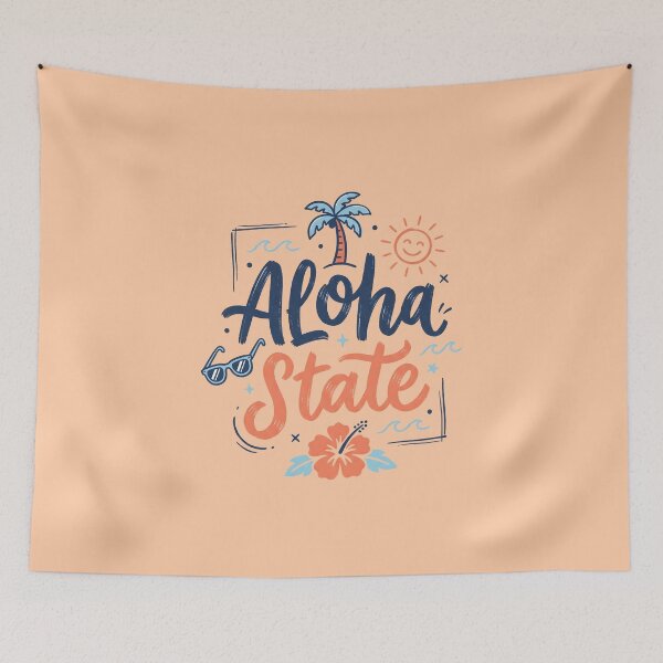 Item preview, Aloha State – Hawaiian Vibes Design designed and sold by Sea Gem.