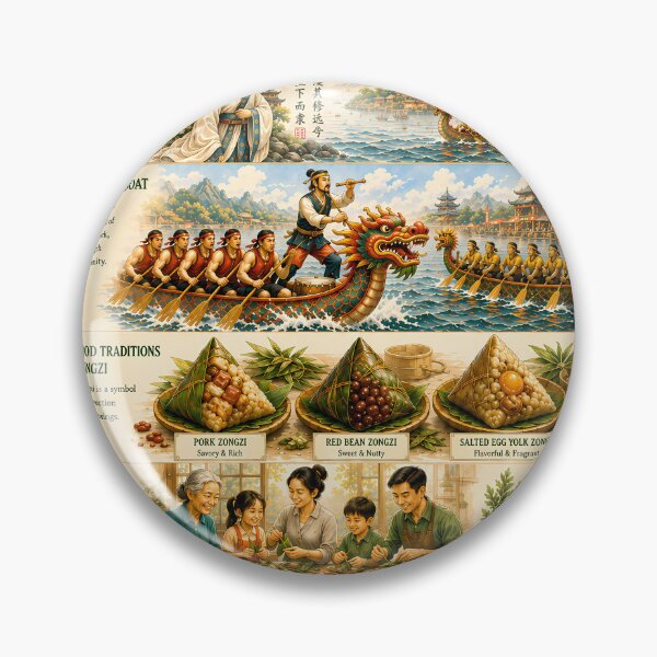 Item preview, ⁠The Story of Dragon Boat Festival Traditions⁠ designed and sold by Easternpantry.