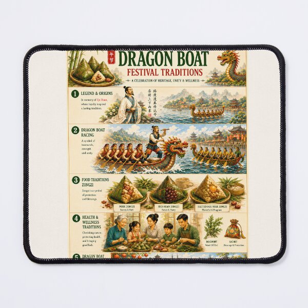 Item preview, The Story of Dragon Boat Festival Traditions designed and sold by Easternpantry.