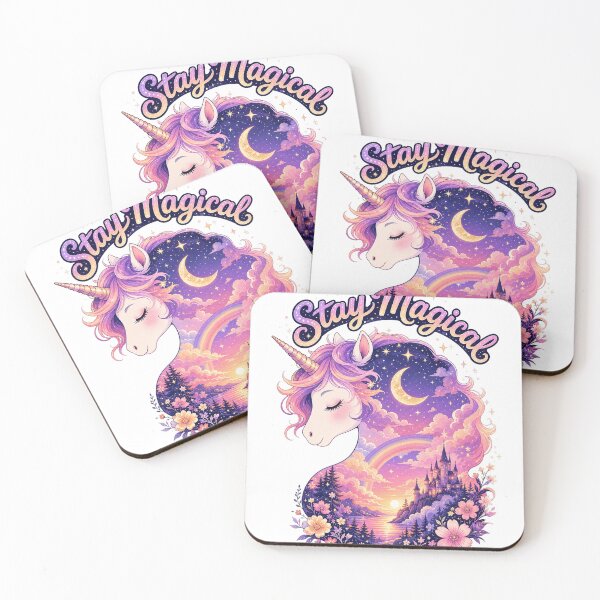 Item preview, Dream in Color Unicorn Fantasy Castle Design designed and sold by CatalystAI.