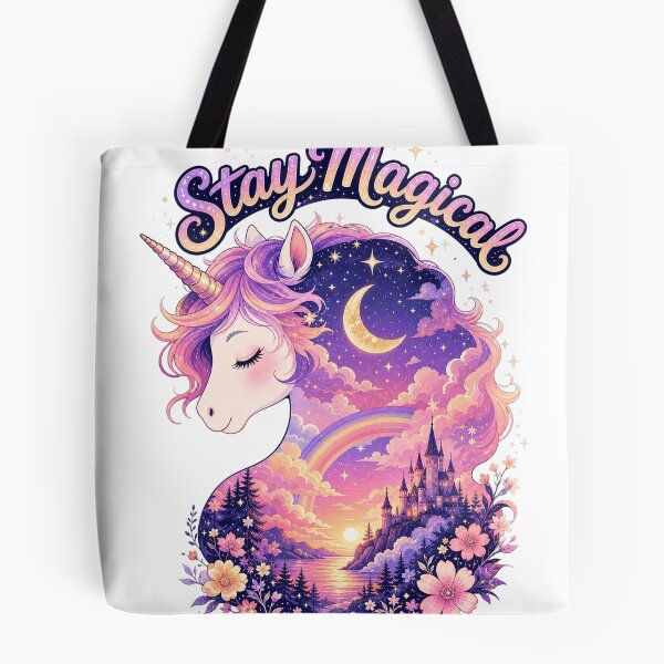 Item preview, Dream in Color Unicorn Fantasy Castle Design designed and sold by CatalystAI.