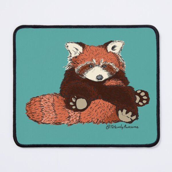 Item preview, Lazy Red Panda Graphic Illustration designed and sold by Totemlyawesome .