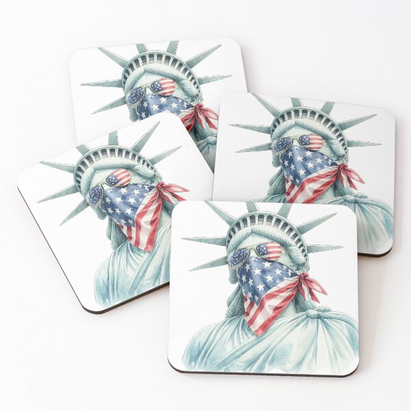 Item preview, Patriotic Liberty Bandana | Cool Statue of Liberty American Pride Design designed and sold by athanasioungr.