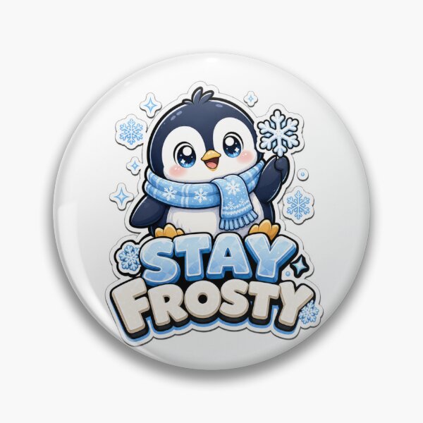 Item preview, Stay Frosty Penguin Kawaii Winter designed and sold by BoosterShop.
