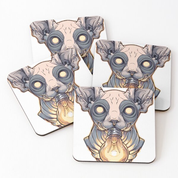 Item preview, Uncle Fester Cat Lightbulb designed and sold by IllumeInk.
