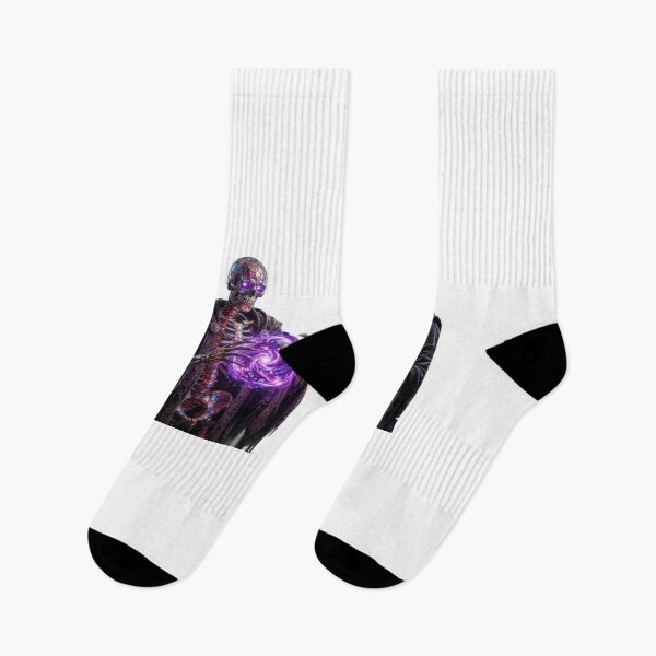 Item preview, Stained Glass Skeleton Dark Fantasy Mage designed and sold by NeoTeeFusion.