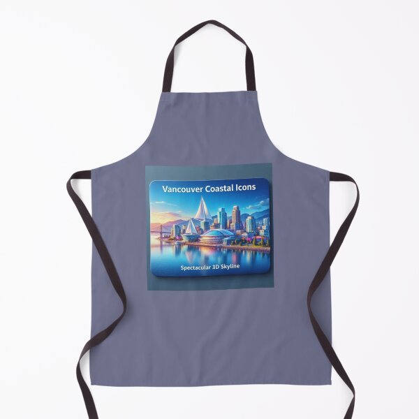 Item preview, Vancouver Coastal Icons Spectacular 3D Skyline Label  designed and sold by PaintMeWorld.
