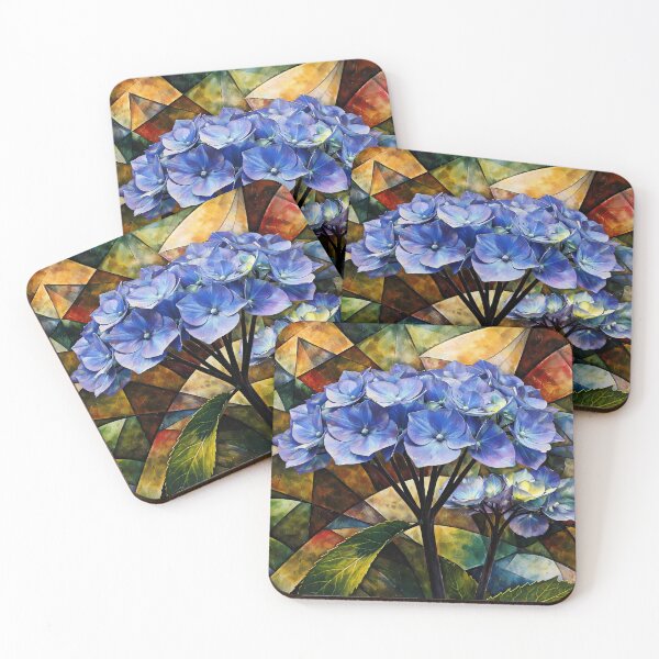 Item preview, Vibrant Blue Hydrangeas designed and sold by cuprum.