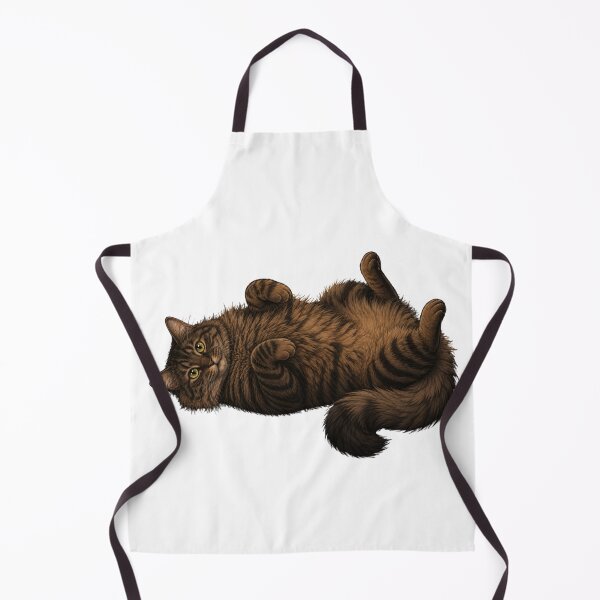 Item preview, Cute Brown Tabby Cat Belly Up designed and sold by RealEqEdit.