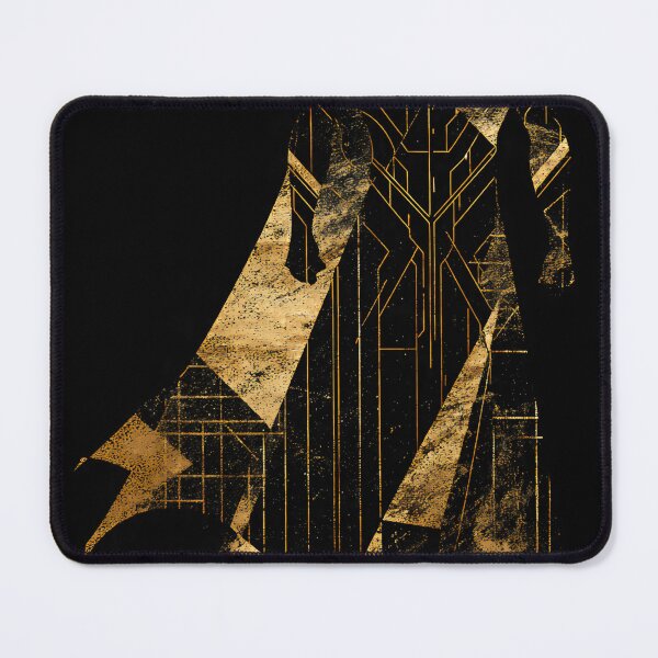 Item preview, Golden Art Deco Caped Hero Silhouette designed and sold by VRD Arena.