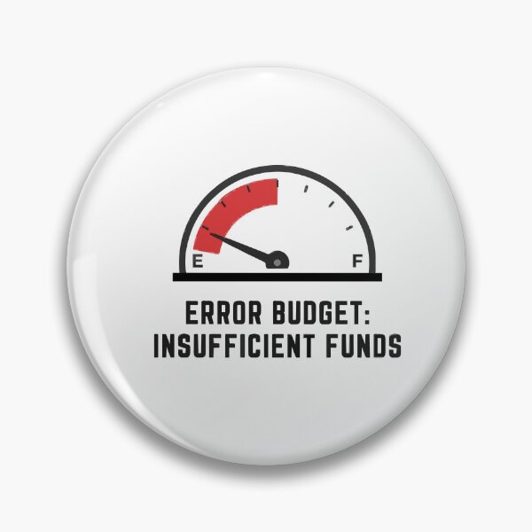 Item preview, Error Budget Insufficient Funds DevOps Coder designed and sold by Bianca Oltean.