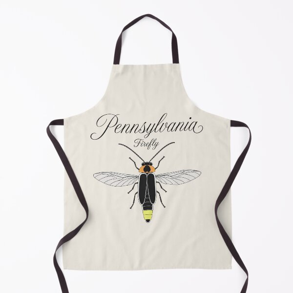 Aperçu de l'œuvre Affiche rétro des insectes de Pennsylvanie : lucioles créée et vendue par The-Drip-Studio.