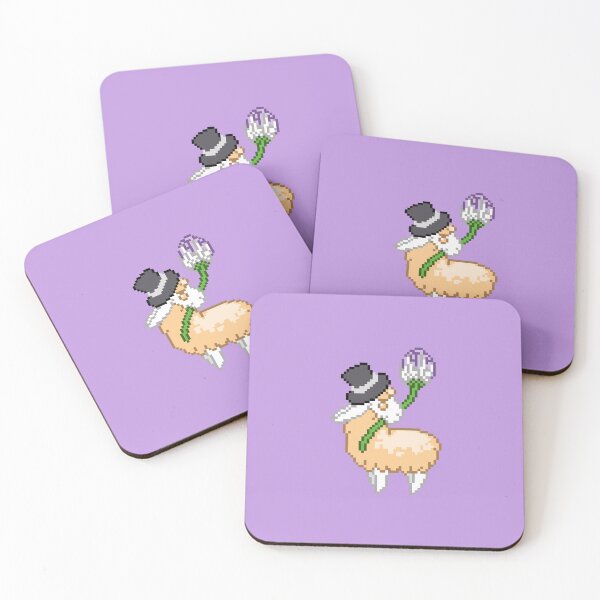 Item preview, Tiny Llama with Clover Flower designed and sold by LlamaTrinkets.