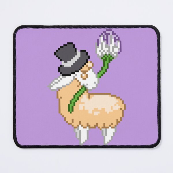 Item preview, Tiny Llama with Clover Flower designed and sold by LlamaTrinkets.