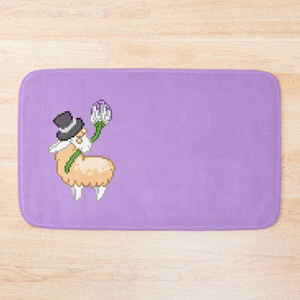 Item preview, Tiny Llama with Clover Flower designed and sold by LlamaTrinkets.