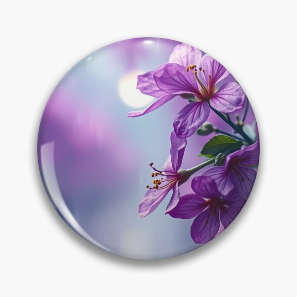 Item preview, Purple Blossoms in Rain designed and sold by cuprum.