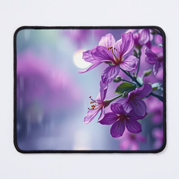 Item preview, Purple Blossoms in Rain designed and sold by cuprum.