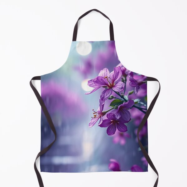Item preview, Purple Blossoms in Rain designed and sold by cuprum.