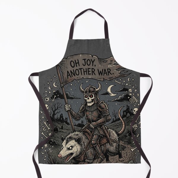 Item preview,  Skeleton Knight Riding a Possum Into Battle designed and sold by ASTRAL ART LAB.