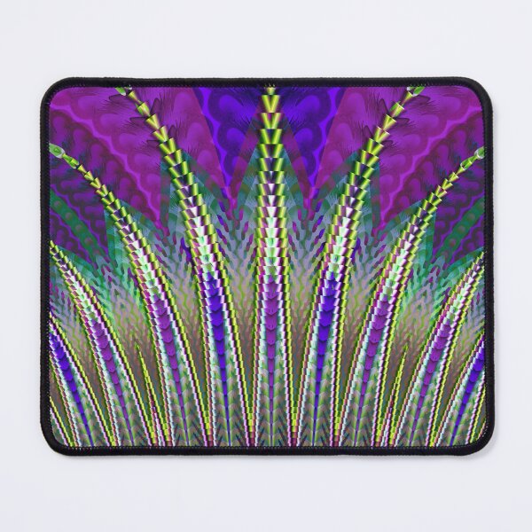 Item preview, Mardi Gras Carnival Inspired Purple and Green Fractal Art designed and sold by pinkal.