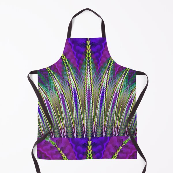 Item preview, Mardi Gras Carnival Inspired Purple and Green Fractal Art designed and sold by pinkal.