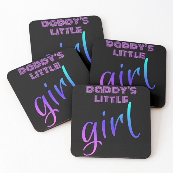 Item preview, Daddy's Little Girl Retro Gradient Aesthetic Typo designed and sold by mijaczeek.