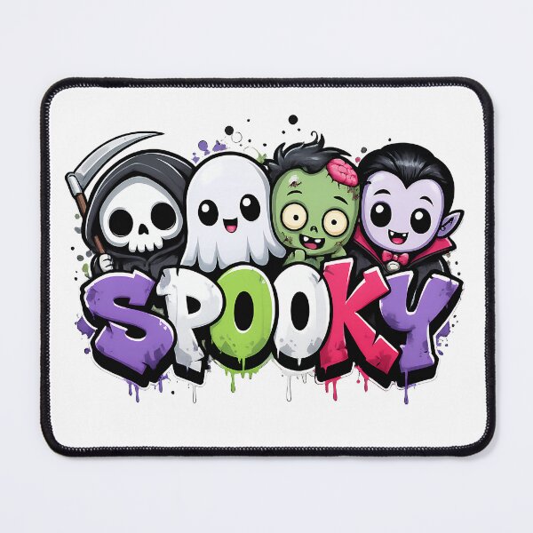 Item preview, Spooky Crew Halloween Monsters | Cute Ghost Zombie Vampire Cartoon Design (Transparent) designed and sold by athanasioungr.