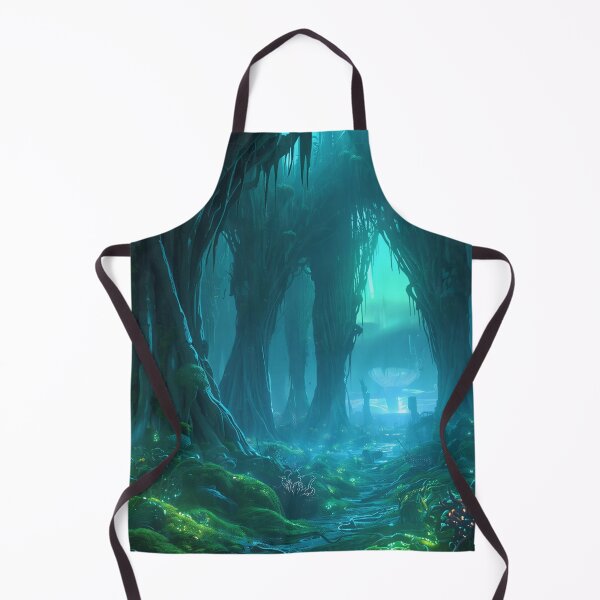 Item preview, Bonevine Aurora Forest Alien Fantasy Landscape designed and sold by Luminous Wilds.