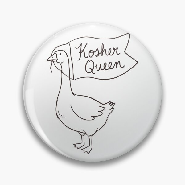 Item preview, Kosher Queen - Jewish Silly Goose designed and sold by Amber Dove Studio.
