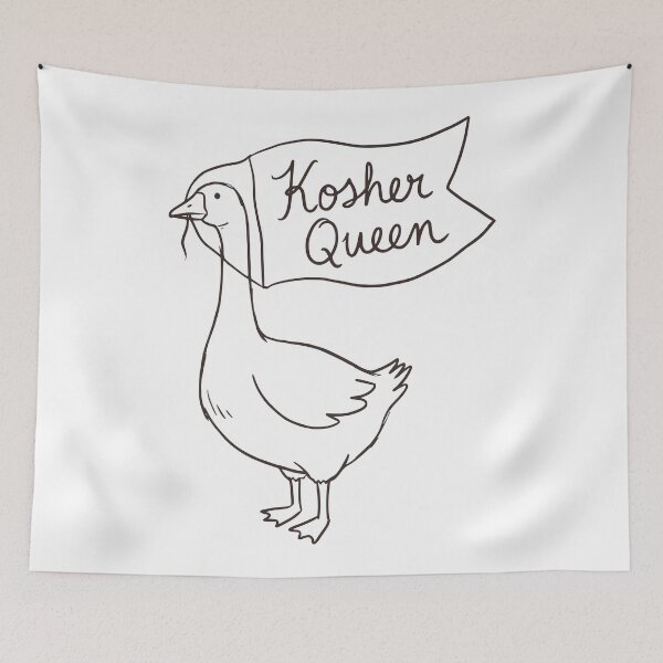 Item preview, Kosher Queen - Jewish Silly Goose designed and sold by Amber Dove Studio.