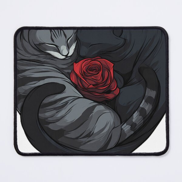 Item preview, Gomez Morticia Cat Embrace designed and sold by IllumeInk.