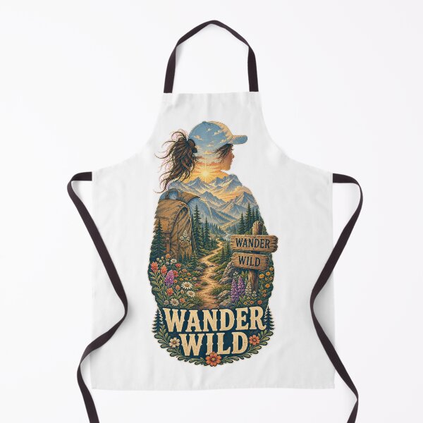 Item preview, Wander Wild Hiking Adventure Nature Lover Design designed and sold by CatalystAI.