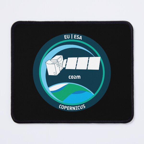 Item preview, CO2M ESA Mission Patch – Carbon Dioxide Monitoring Satellite Design designed and sold by MeetinSpace.