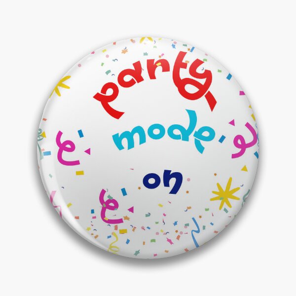 Item preview, Party mode on with a colourful confetti  designed and sold by ShipDrop.
