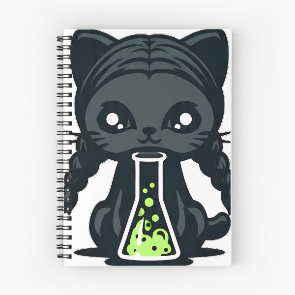Item preview, Wednesday Cat Potion Beaker designed and sold by IllumeInk.