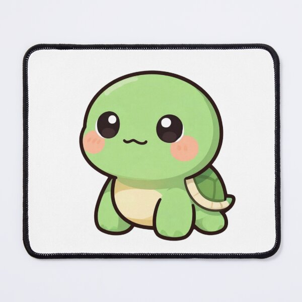 Item preview, Cute Cartoon Baby Turtle Watercolor Art designed and sold by anime355.