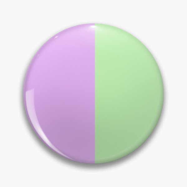 Item preview, Pastel Purple Green Two Tone Split Colors designed and sold by Jeallan Designs.