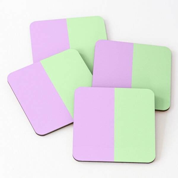 Item preview, Pastel Purple Green Two Tone Split Colors designed and sold by Jeallan Designs.