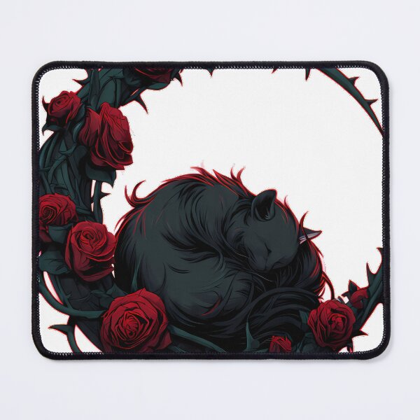 Item preview, Morticia Cat Moon Crescent designed and sold by IllumeInk.