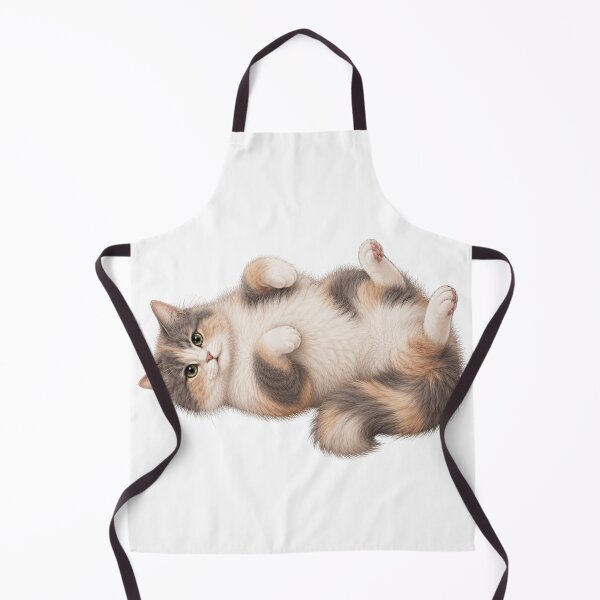 Item preview, Cute Dilute Calico Cat Belly Up  designed and sold by RealEqEdit.