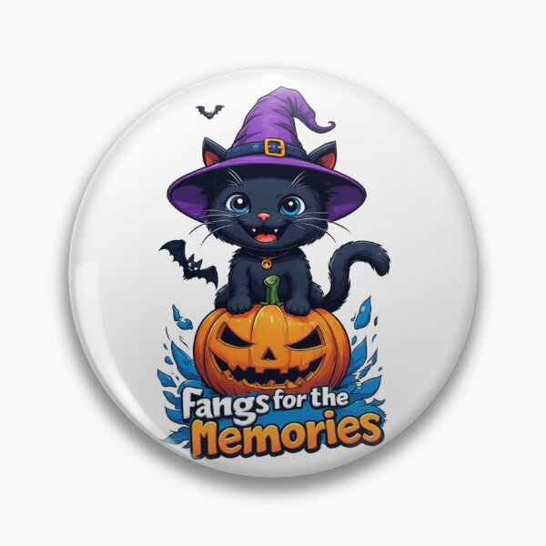 Item preview, Spooky Black Cat Witch Hat Pumpkin Halloween Design designed and sold by Cute Animals And Royal Art.