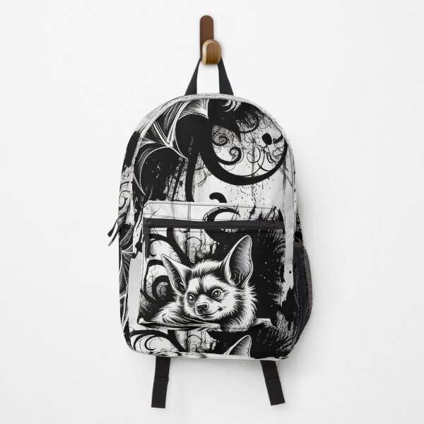Item preview, Bat - Black And White - Nocturnal Spirit designed and sold by Kaurisdigital.